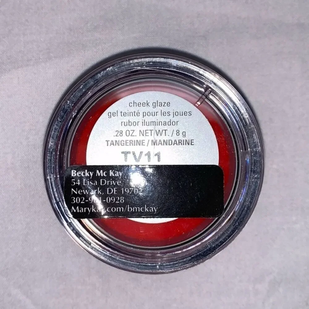 Mary Kay Tangerine Cheek Glaze Blush Dewy Color -  discontinued retired